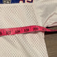 New York Giants Shoulder Logo Football Jersey | Size Large | Vintage 1990s White NFL Football Jersey | Free Shipping to USA |