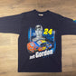 Jeff Gordon Dupont Motorsport NASCAR Racing Graphic Tee | Size Medium | Vintage 2000s Racing Blue Long Sleeve T-Shirt |Free Shipping to USA|
