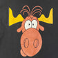 Rocky and Bullwinkle Taco Bell Graphic Tee | Size Large | Vintage 1990s Promotional Single Stitch Black T-Shirt | Free Shipping to USA |