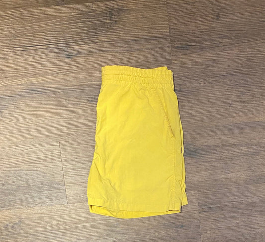 Ellesse Graphic Shorts | Size Medium | Vintage 1990s Branded Yellow Board / Swim Shorts | Mesh Lined Inside | Free Shipping to USA |