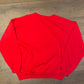 Polar Bears Hugging Graphic Crewneck | Size XL | Vintage 1990s Marci Lipman Graphics Red Sweater | Free Shipping to USA |