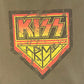 Kiss Army Graphic Tee | Size XL | Vintage 2000s Rock Band Green T-Shirt | Winterland Tag, Classic Rock | |Free Shipping to USA |