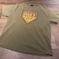 Kiss Army Graphic Tee | Size XL | Vintage 2000s Rock Band Green T-Shirt | Winterland Tag, Classic Rock | |Free Shipping to USA |