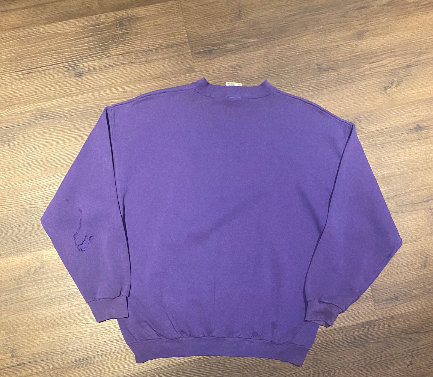 Minnesota Vikings Graphic Crewneck | Size X-Large | Vintage 1990s Football Purple Sweater | Logo Athletic Tag | Free Shipping to USA |