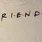 Friends Television Sitcom Graphic Tee | Size XL | Vintage 1990s Television Comedy Single Stitch White T-Shirt | Free Shipping to USA |