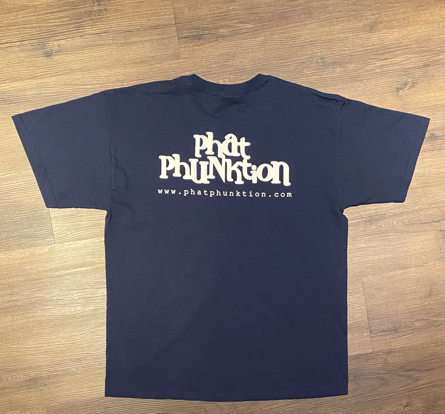 Phat Phunktion Graphic Tee | Size Large | Vintage 2000s American Funk Band Blue T-Shirt | Free Shipping to USA |