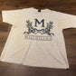 Michigan Tourist Graphic Tee | Size XL | Vintage 1990s Tourist Single Stitch Purple & Grey T-Shirt | Made in USA | Free Shipping to USA |