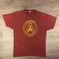 The US Potemkin NCC-1711 Graphic Tee | Size X-Large | Vintage 1990s Single Stitch Red T-Shirt | Made in USA | Free Shipping to America |