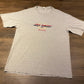 Las Vegas, Nevada Embroidered Graphic Tee | Size Large | Vintage 2000s Promotional Tourist Grey T-Shirt | Free Shipping to USA |