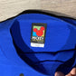 Mickey Mouse Embroidered Graphic Tee | Size Large | Vintage 2000s Cartoon Blue T-Shirt | Mickey Unlimited Neck Tag | Free Shipping to USA |