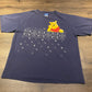 Disney Winnie the Pooh Graphic Tee | Size XL | Vintage 2000s Retro Cartoon Blue T-Shirt | 100% Cotton | Free Shipping to USA |