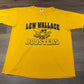 Lew Wallace Boosters Graphic Tee | Size Large | Vintage 1990s College University Band Yellow T-Shirt | Made in USA | Free Shipping to USA |