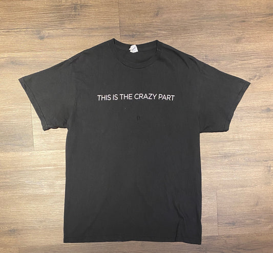 Crazy Stupid Love Graphic Tee | Size Large | Vintage 2000s Movie Film Black T-Shirt | This Is The Crazy Part | Free Shipping to USA |