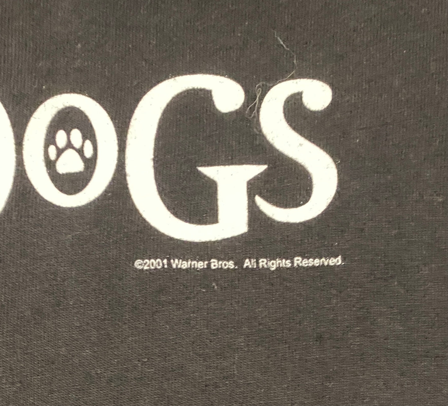 Cats & Dogs Movie Graphic Tee | Size XL | Vintage 2000s Movie Film Warner Bros Black T-Shirt | Free Shipping to USA |