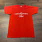 Enjoy Calvert Extra & Coke Graphic Tee | Size Small | Vintage 1990s Single Stitch Promotional Red T-Shirt | Free Shipping to USA|
