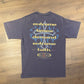Team Xtreme Extreme Times Demand Extreme Faith Graphic Tee | Size Large | Vintage 1990s Blue T-Shirt | Made in USA | Free Shipping to USA |