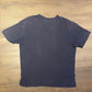 Nautica Spell Out Embroidered Logo Graphic Tee | Size Large | Vintage 1990s Branded Blue T-Shirt | Free Shipping to USA |