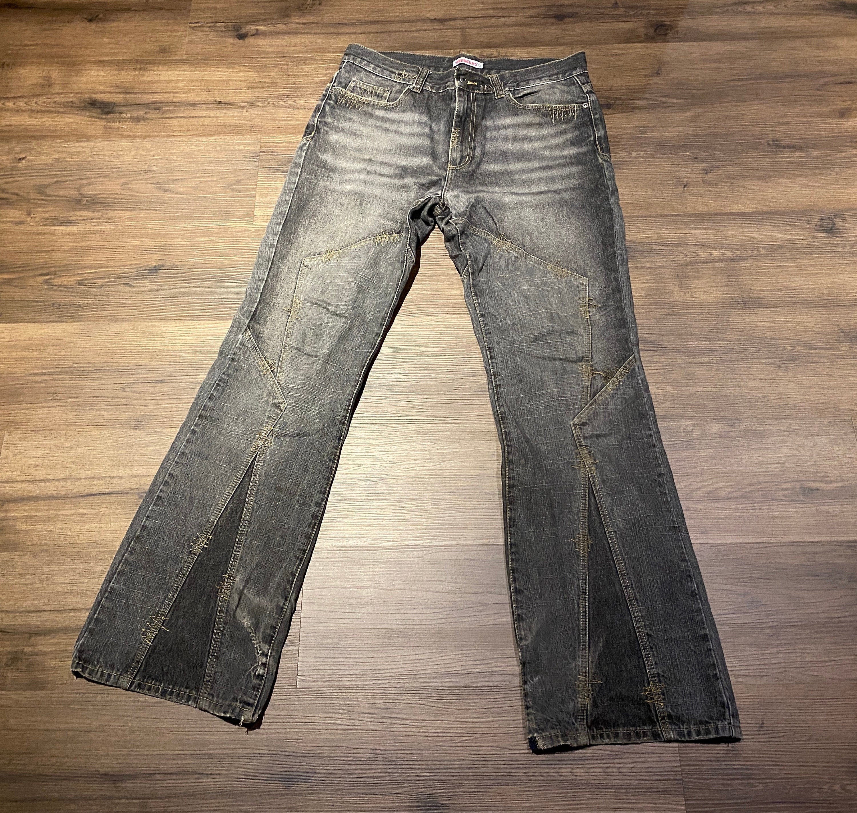 限​定​販​売​】 Frayed Patchwork サイズ32 Short Denim Baggy