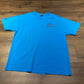 ESPN Sports Figures Graphic Tee | Size XL | Vintage 2000s Sports Television Blue T-Shirt | Hanes Beefy Tag | Free Shipping to USA |