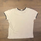 Nike Cursive Script Graphic Tee | Size Youth XXL | Vintage 2000s Nike Branded Silver Tag White T-Shirt | Free Shipping to USA |