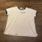 Nike Cursive Script Graphic Tee | Size Youth XXL | Vintage 2000s Nike Branded Silver Tag White T-Shirt | Free Shipping to USA |