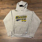 University of Michigan Wolverines Graphic Hoodie | Size Small | Vintage 1990s College Football Grey Sweatshirt | Free Shipping to USA |