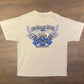Laughlin Colorado River Bike Week Graphic Tee | Size XL | Vintage 2000s Biker White T-Shirt |