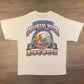 Laughlin Colorado River Bike Week Graphic Tee | Size XL | Vintage 2000s Biker White T-Shirt |