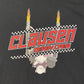 Clausen Derby Crew Racing Team Graphic Tee | Size Large | Vintage 2000s Promotional Racing Black T-Shirt |