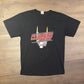 Clausen Derby Crew Racing Team Graphic Tee | Size Large | Vintage 2000s Promotional Racing Black T-Shirt |