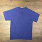 Eagles In The Sky Graphic Tee | Size Medium | Vintage 2000s Retro Animal Graphic Blue T-Shirt |
