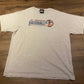 All-American Baseball Graphic Tee | Size XXL | Vintage 2000s Grey T-Shirt | Disney's Wide World of Sports Complex |