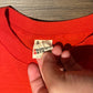 Enjoy Calvert Extra & Coke Graphic Tee | Size Small | Vintage 1990s Single Stitch Promotional Red T-Shirt | Free Shipping to USA|