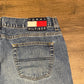 Tommy Hilfiger Blue Denim Jeans | Size 38 x 30 | Vintage 2000s Branded Tommy Denim Blue Jeans | Straight Leg | Free Shipping to USA |