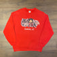 Sedona, Arizona Wolves & Eagles Graphic Crewneck | Size Large | Vintage 2000s Tourist Promotional Red Sweater | Free Shipping to USA |