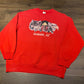 Sedona, Arizona Wolves & Eagles Graphic Crewneck | Size Large | Vintage 2000s Tourist Promotional Red Sweater | Free Shipping to USA |