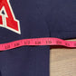 Brock University Embroidered Graphic Hoodie | Size Small | Vintage 2000s Russell College Blue Sweatshirt | Free Shipping to USA |