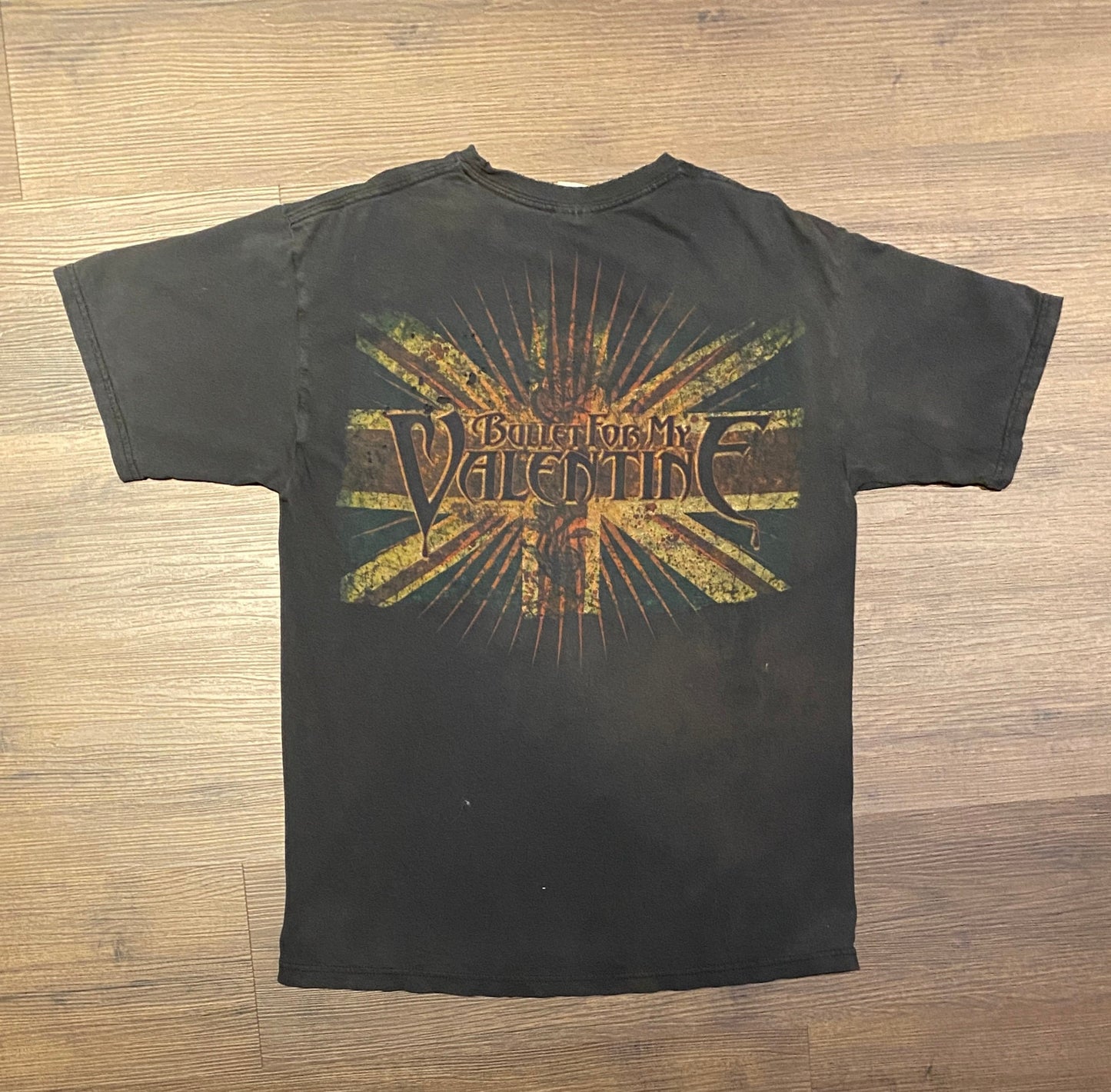 Bullet for My Valentine Graphic Tee | Size Medium | Vintage 2000s Welsh Heavy Metal Band Music Black T-Shirt | Free Shipping to USA |