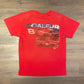 Dale Earnhardt Jr NASCAR Racing Graphic Tee | Size Medium | Vintage 2000s Red Racing T-Shirt | Free Shipping to USA |