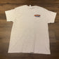Casey Roberts Racing Laurens, South Carolina Graphic Tee | Size Large | Vintage 2000s Drag Racing Grey T-Shirt |