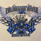 Laughlin Colorado River Bike Week Graphic Tee | Size XL | Vintage 2000s Biker White T-Shirt |