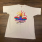 Pittsburgh 200 Year Anniversary Graphic Tee | Size XL | Vintage 1990s Single Stitch White T-Shirt | Made in USA |