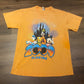 Walt Disney World Florida Graphic Tee | Size Large | Vintage 2000s Disney Cartoon Orange T-Shirt |