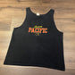 Ocean Pacific The Original Surf Product Graphic Tee | Size Large | Vintage 1990s Black Tank Top T-Shirt |