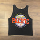 Ocean Pacific The Original Surf Product Graphic Tee | Size Large | Vintage 1990s Black Tank Top T-Shirt |