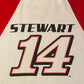 Old Spice Tony Stewart NASCAR Graphic Tee | Size Medium | Vintage 2000s Racing Team Red & White T-Shirt | Jacket Style|Free Shipping to USA|