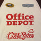 Old Spice Tony Stewart NASCAR Graphic Tee | Size Medium | Vintage 2000s Racing Team Red & White T-Shirt | Jacket Style|Free Shipping to USA|