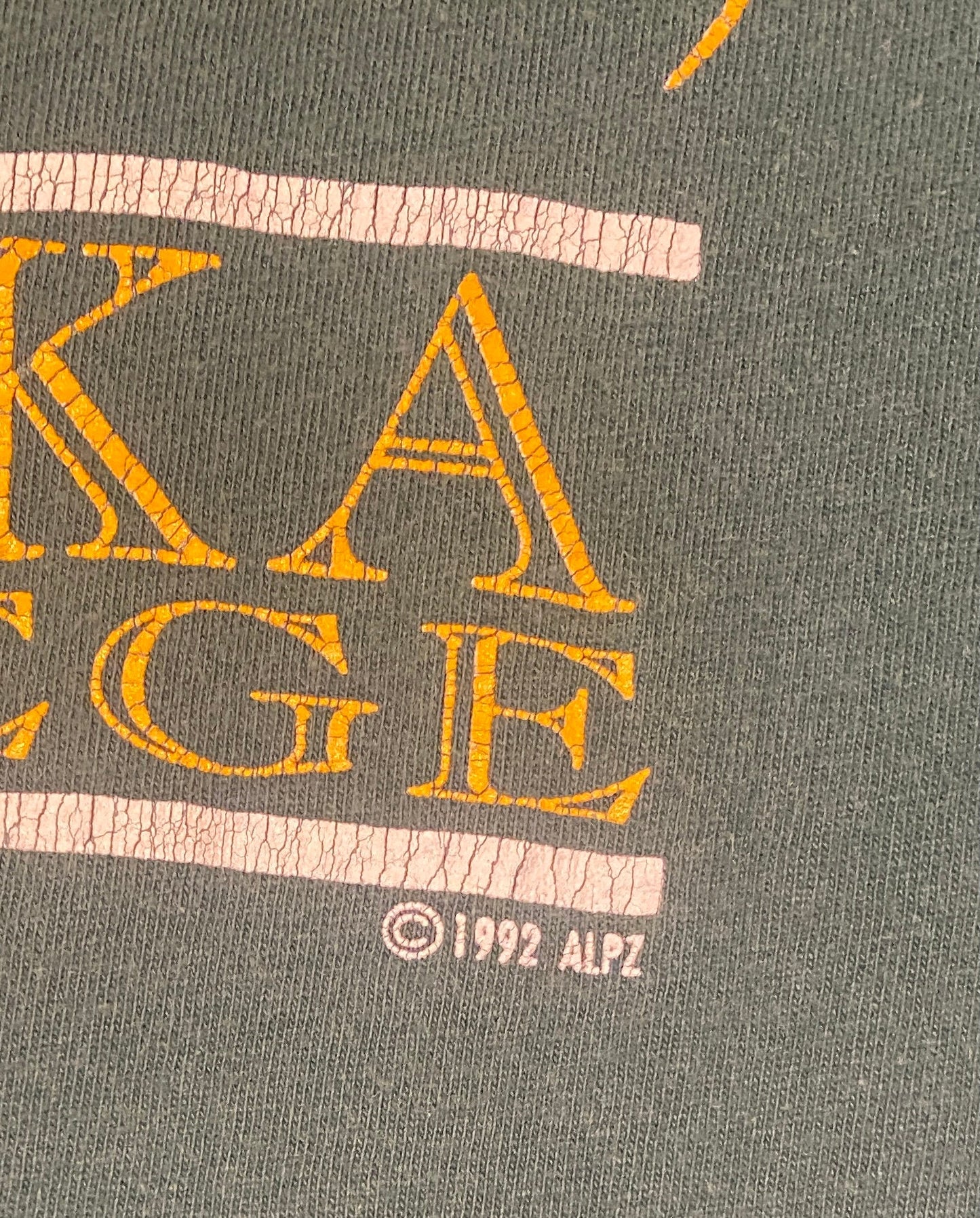 Keuka College Alumni Graphic Tee | Size Large | Vintage 1990s Single Stitch Green T-Shirt | Made in USA | Free Shipping to USA |