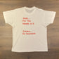 Washington Heights-Inwood Healthy Heart Program Graphic Tee | Size Large | Vintage 1980s Single Stitch White T-Shirt |Free Shipping to USA|