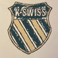 K-Swiss Shoes Graphic Tee | Size XL | Vintage 1990s Promotional Branded White T-Shirt | Made in USA | Free Shipping to USA |